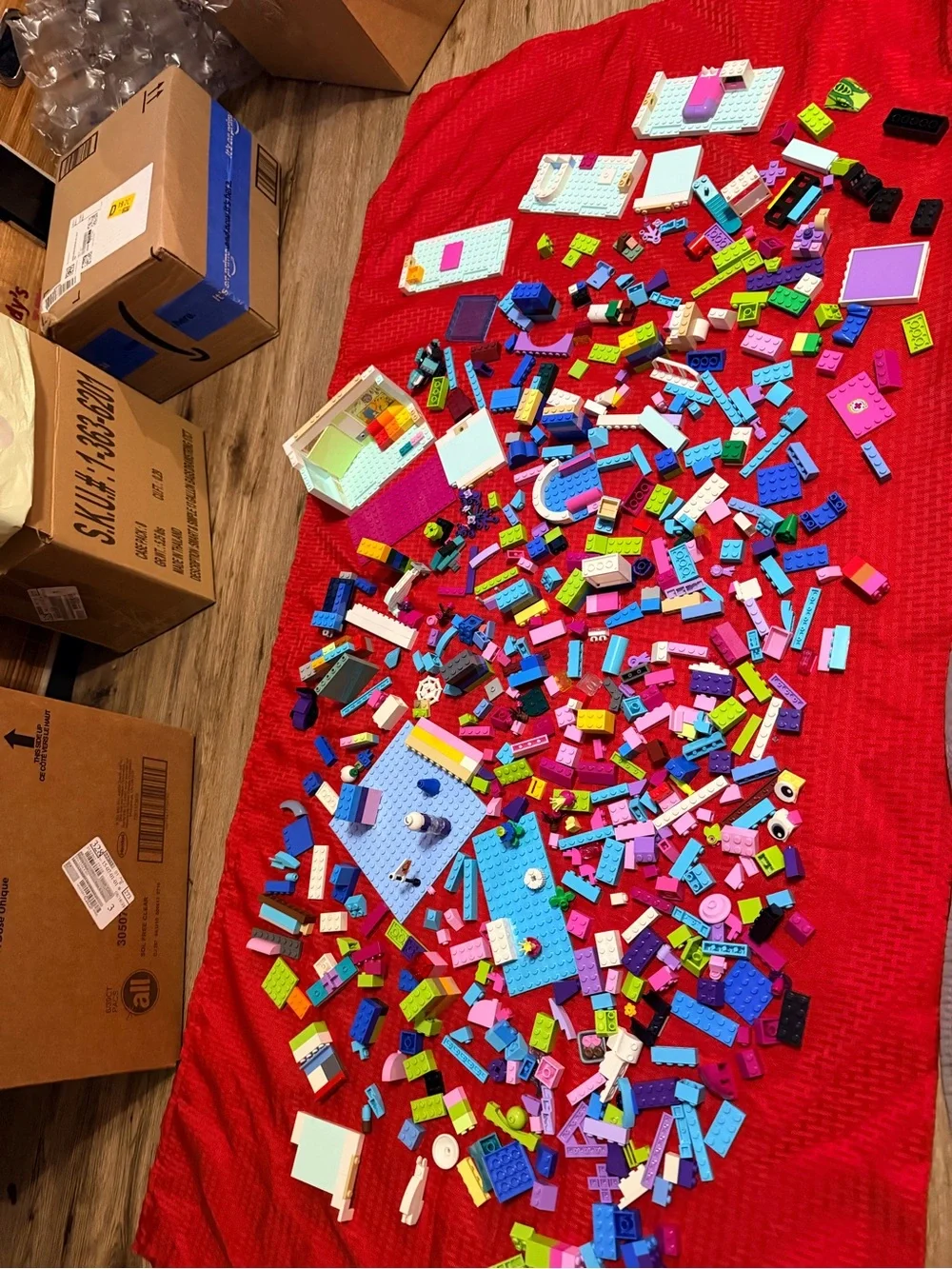Lego lot with Azari Firedancer mini figure